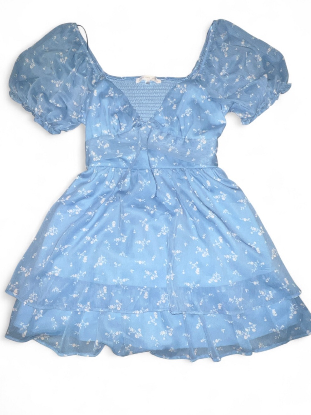 NWOT Altar’d State Blue Floral Mini Dress